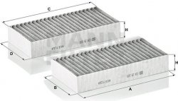 Kabínový filter MANN FILTER CUK 26 028-2