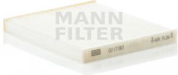 Kabínový filter MANN FILTER CU 17 001