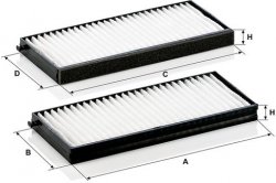 Kabínový filter MANN FILTER CU 26 000-2