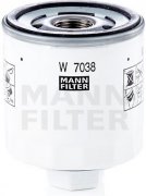 Olejový filter MANN FILTER W 7038
