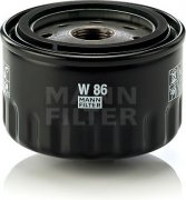 Olejový filter MANN FILTER W 86