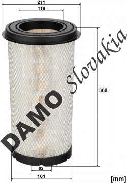 Vzduchový filter MANN FILTER C 22 057