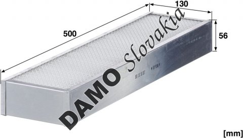 Kabínový filter MANN FILTER CUD 50 007