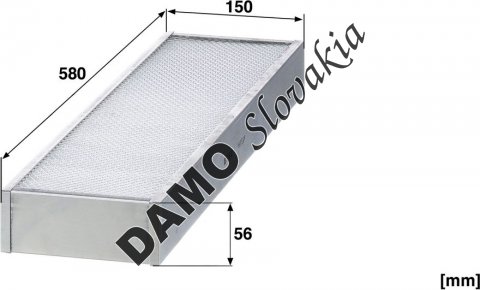 Kabínový filter MANN FILTER CUD 58 002