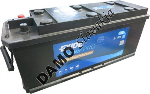 EXIDE PowerPRO Agri&Construction 12V 135Ah.1000A, EJ1355