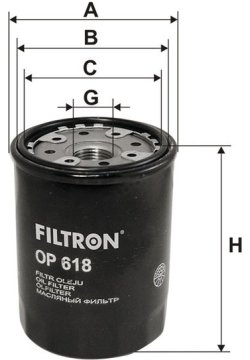 Olejový filter FILTRON OP 618