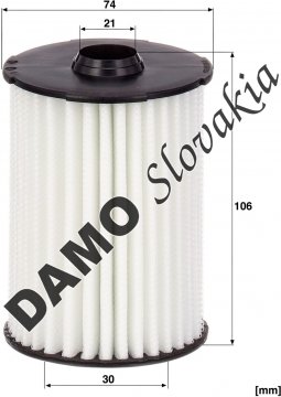 Olejový filter MANN FILTER HU 8021 z
