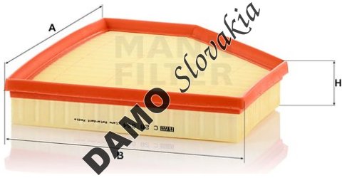Vzduchový filter MANN FILTER C 28 054