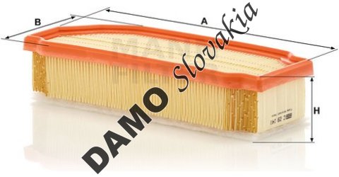 Vzduchový filter MANN FILTER C 29 041