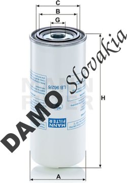 Separátor oleja MANN FILTER LB 962/6