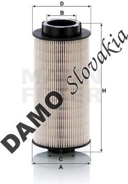 Palivový filter MANN FILTER PU 10 035 z