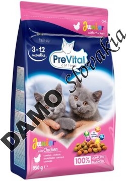 PreVital granule mačka JUNIOR Kuracie - 0,95kg