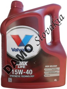 VALVOLINE MAXLIFE 15W-40 - 4l