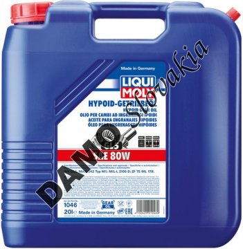 LIQUI MOLY hypoidný prevodový olej 80W - 20l