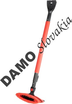 AMIO Veľká teleskopická kefa na sneh s škrabkou,stierkou 98-134 cm