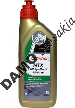 CASTROL MTX FULL SYNTHETIC 75W-140 - 1l