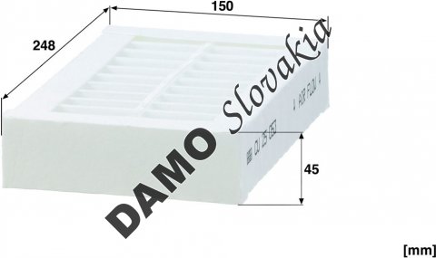 Kabínový filter MANN FILTER CU 25 053