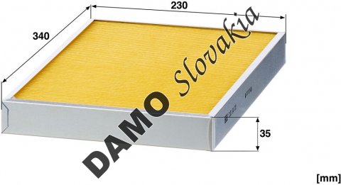 Kabínový filter MANN FILTER CUD 34 011