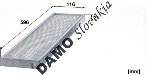 Kabínový filter MANN FILTER CUD 6035