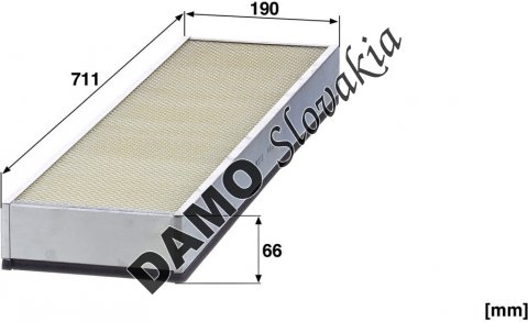 Kabínový filter MANN FILTER CUD 71 001
