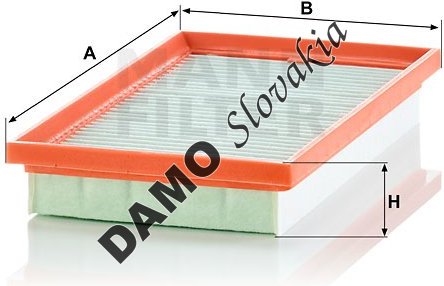 Vzduchový filter MANN FILTER C 3233/1