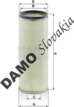 Poistný filter MANN FILTER CF 19 006 x