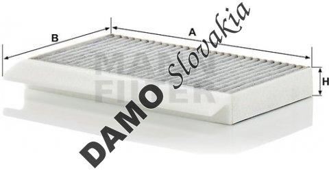Kabínový filter MANN FILTER CUK 27 021-2