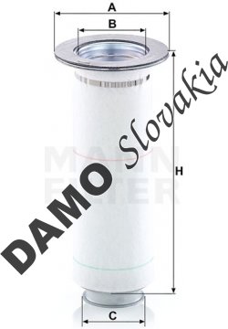 Separátor oleja MANN FILTER LE 5025