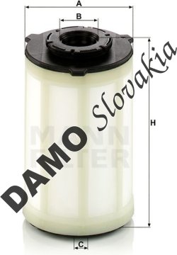 Palivový filter MANN FILTER PU 7021 z