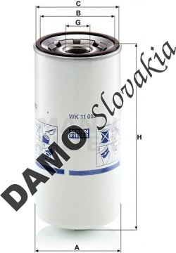 Palivový filter MANN FILTER WK 11 052