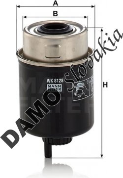 Palivový filter MANN FILTER WK 8128