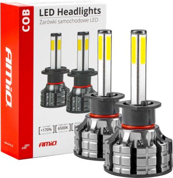 AMIO LED žiarovky H1 séria COB