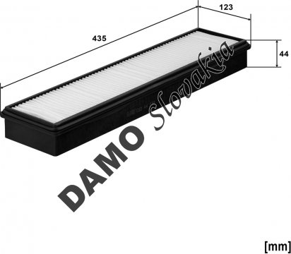Kabínový filter MANN FILTER CUD 44 006