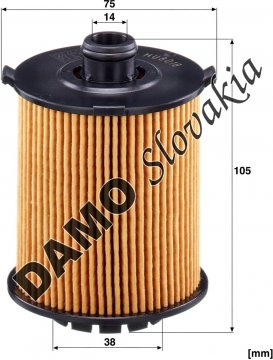 Olejový filter MANN FILTER HU 8018 z