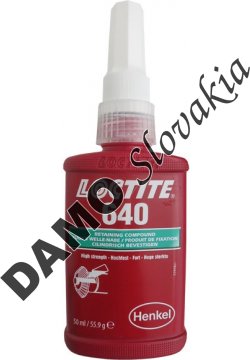 Loctite 640 50ml - upevňovač valcových dielov, pomalé vytvrdzovanie