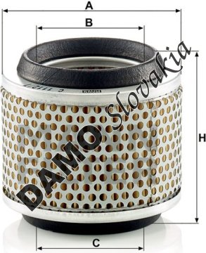 Vzduchový filter MANN FILTER C 1112/7