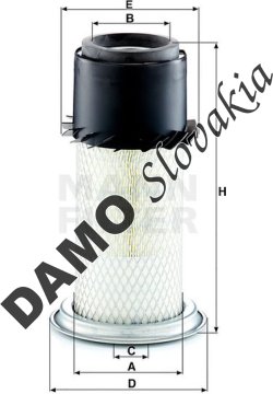 Vzduchový filter MANN FILTER C 1588 x