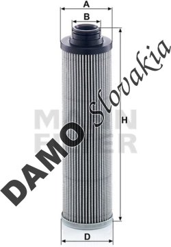 Filter hydrauliky MANN FILTER HD 670 x
