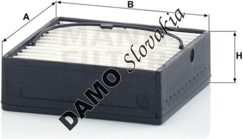 Palivový filter MANN FILTER PU 84