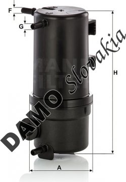 Palivový filter MANN FILTER WK 10 046 z
