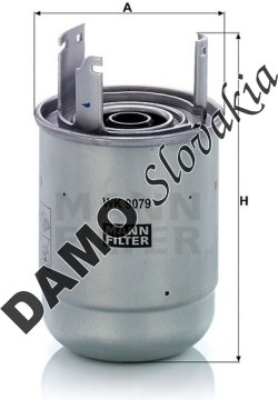 Palivový filter MANN FILTER WK 9079 z