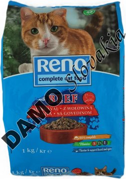 RENO granule mačka Hovädzie - 1kg