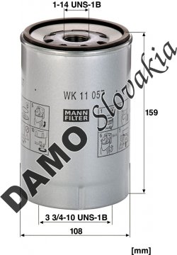 Palivový filter MANN FILTER  WK 11 057 z