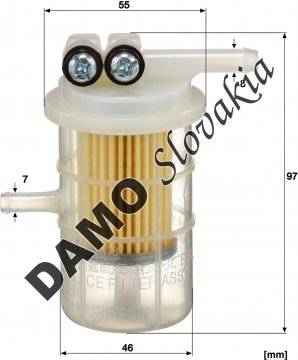 Palivový filter MANN FILTER  WK 6055