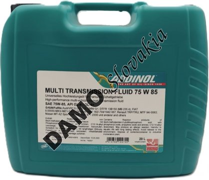 ADDINOL MULTI TRANSMISSION FLUID 75W-85 - 20l