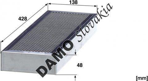 Kabínový filter MANN FILTER CS 43 005