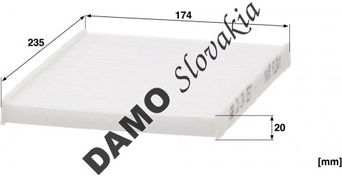 Kabínový filter MANN FILTER CU 24 057