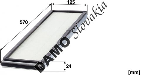 Kabínový filter MANN FILTER CUD 57 022