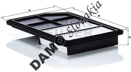 Vzduchový filter MANN FILTER C 31 038