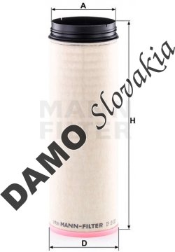 Poistný filter MANN FILTER CF 19 002